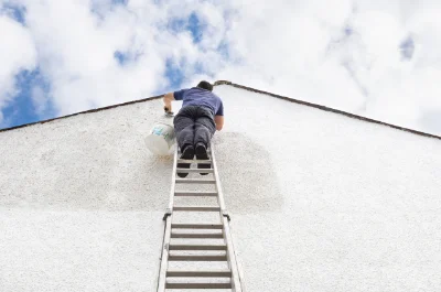 Peinture extérieure à Guerny — façades et ravalement